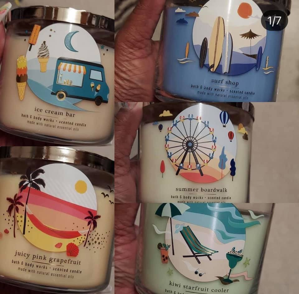 Bath & Body Works New Sneak Peek At Summer 2021 Candles Ice Cream