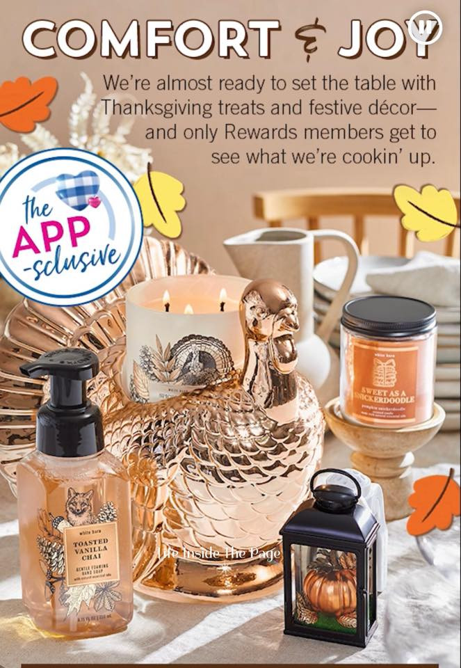 Bath-and-Body-Works-Member-App-First-Look-Turkey-for-Thanksgiving